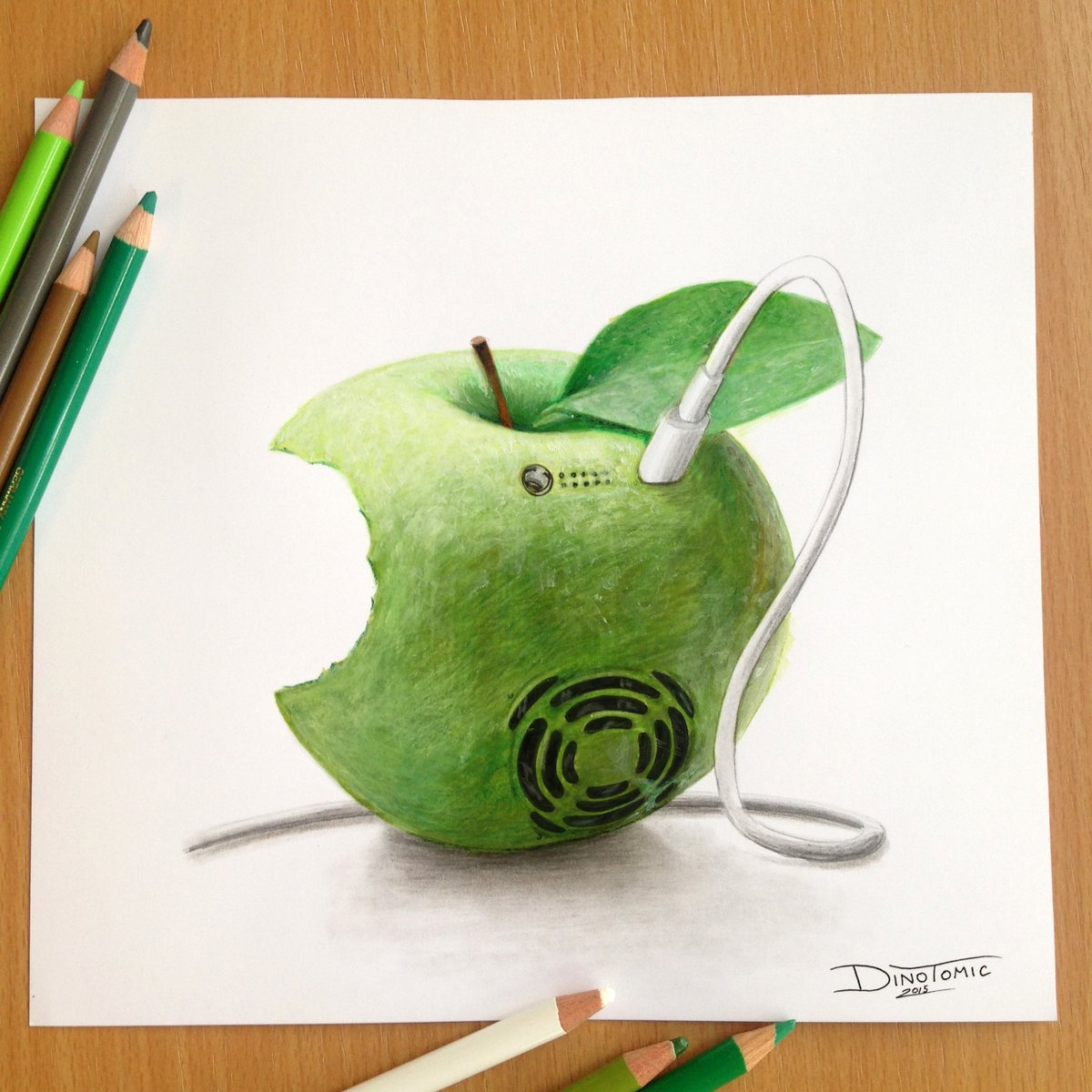 Простые рисунки 3d фрукты